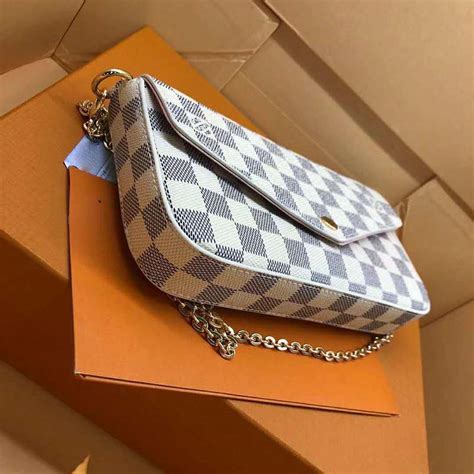 louis vuitton félicie pochette damier|damier azur pochette.